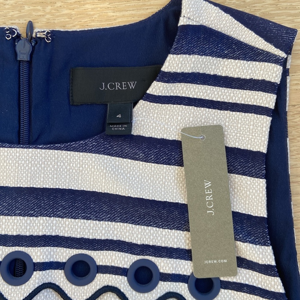 J. Crew BNWT Striped Dress - Picture 6 of 13